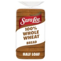 Sara Lee 100% Whole Wheat Half Loaf Bread, 12 oz
