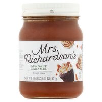 Mrs. Richardson's Sea Salt Caramel Dessert Sauce, 16.6 oz