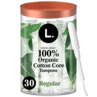 L. Regular Unscented Tampons, 30 count