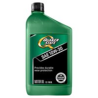 Quaker State SAE 10W-30 Motor Oil, 1 qt, 32 Fluid ounce