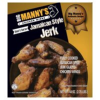 Big Manny's Jamaican Style Jerk Chicken Wings, 44 oz, 44 Ounce