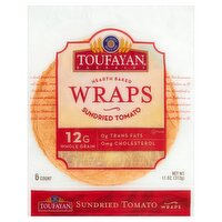 Toufayan Bakeries Sundried Tomato Wraps, 6 count, 11 oz