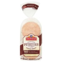 Toufayan Bakeries Pitettes Whole Wheat Pita Bread, 8 count, 8 oz