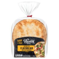 The Rustik Oven Original Artisan Style Flatbread Made with Sourdough, 4 count, 9.5 oz, 9.5 Ounce