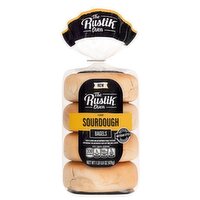 The Rustik Oven Sourdough Bagels, 4 count, 1 lb 0.8 oz