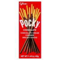 Pocky Chocolate Cream Covered Biscuit Sticks, 1.41 oz