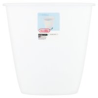 Sterilite 1.5 Gal. White Vanity Waste Basket