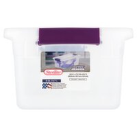 Sterilite ClearView Latch 6 Qt. Sweet Plum Storage Container