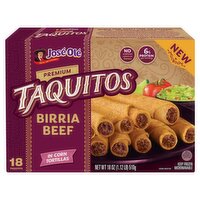 José Olé Premium Birria Beef in Corn Tortillas Taquitos, 18 count, 18 oz, 18 Ounce