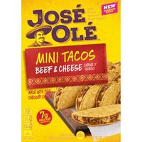 José Olé Beef & Cheese Mini Tacos, 16.2 oz, 16.2 Ounce