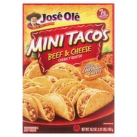 José Olé Beef & Cheese Mini Tacos, 16.2 oz