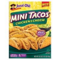 José Olé Chicken & Cheese Mini Tacos, 16.2 oz