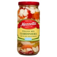 Mezzetta Mild Italian Mix Giardiniera Crunchy Vegetables, 16 fl oz, 16 Fluid ounce