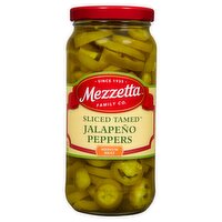 Mezzetta Medium Heat Sliced Tamed Jalapeño Peppers, 16 fl oz