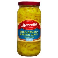 Mezzetta Mild Banana Pepper Rings Fresh Pack, 16 fl oz