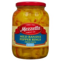 Mezzetta Mild Banana Pepper Rings Fresh Pack, 32 fl oz