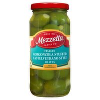 Mezzetta Italian Gorgonzola Stuffed Castelvetrano Style Olives, 9.5 oz