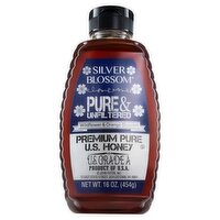 Silver Blossom Wildflower & Orange Blossom Pure & Unfiltered Honey, 16 oz, 16 Ounce