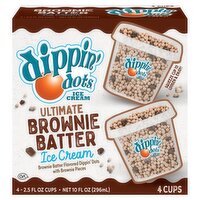 Dippin' Dots Ultimate Brownie Batter Ice Cream, 2.5 fl oz, 4 count