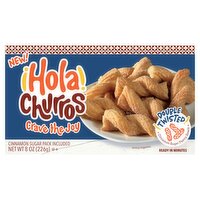 Hola Churros Double Twisted Cinnamon Sugar Pastry Snack, 8 oz, 8 Ounce