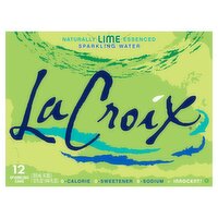 LaCroix Lime Sparkling Water, 12 fl oz, 12 count