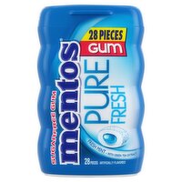 Mentos Pure Fresh Fresh Mint Sugarfree Gum, 28 count