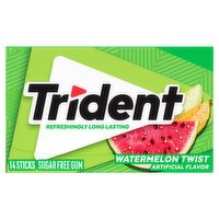 Trident Watermelon Twist Sugar Free Gum, 14 count