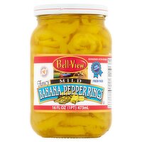 Bell-View Fancy Mild Banana Pepper Rings, 16 fl oz