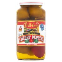 Bell-View Fancy Hot Cherry Peppers, 32 fl oz