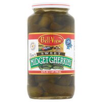 Bell-View Fancy Sweet Midget Gherkins, 32 fl oz