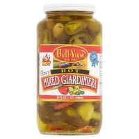 Bell-View Fancy Hot Mixed Giardiniera, 32 fl oz