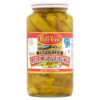 Bell-View Fancy Imported Garlic Pepperoncini, 32 fl oz