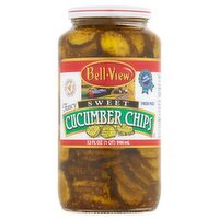 Bell-View Fancy Sweet Cucumber Chips, 32 fl oz