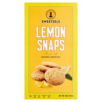 Sweetzels Lemon Snaps Cookies, 10 oz