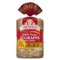 Arnold Whole Grains 12 Grains and Seeds Bread, 1 lb 8 oz, 24 Ounce