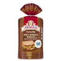 Arnold Country Style 100% Whole Wheat Bread, 1 lb 8 oz, 24 Ounce