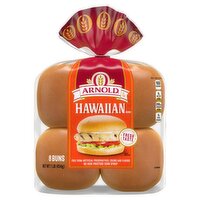 Arnold Hawaiian Buns, 8 count, 1 lb, 15 Ounce