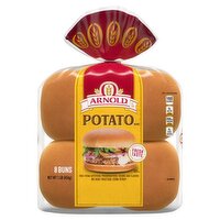 Arnold Potato Buns, 8 count, 1 lb