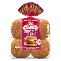 Arnold Sesame Seed Buns, 8 count, 1 lb, 16 Ounce