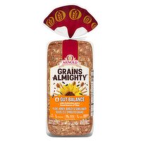 Arnold Grains Almighty Gut Balance Thin Sliced Bread, 1 lb 4 oz, 20 Ounce