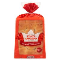 King's Hawaiian Original Hawaiian Sweet Rolls, 12 count, 12 oz, 12 Ounce