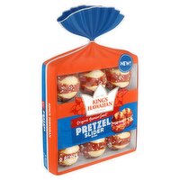 King's Hawaiian Original Hawaiian Sweet Pretzel Slider Buns, 9 count, 11 oz, 11 Ounce