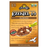 Food For Life Ezekiel 4:9 Almond Sprouted Crunchy Cereal, 16 oz, 16 Ounce