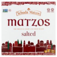 Yehuda Matzos Salted Matzos, 10.5 oz