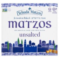 Yehuda Matzos Jerusalem Baked Unsalted Matzos, 10.5 oz