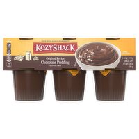 Kozy Shack Chocolate Gluten Free Pudding, 4 oz, 6 count