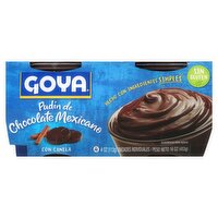 Goya Mexican Chocolate Pudding with Chinnamon, 4 oz, 4 count