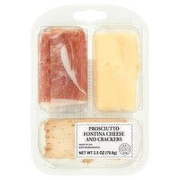 Fratelli Beretta Prosciutto Fontina Cheese and Crackers, 2.5 oz