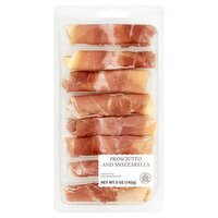 Roll & Go Prosciutto and Mozzarella, 8 count, 5 oz, 5 Ounce