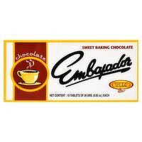 Cortes Embajador Sweet Baking Chocolate, 0.92 oz, 10 count